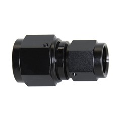 Female Swivel -6AN x 8AN, AL, BLACK