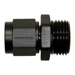 Adapter, -6 AN JIC Female to -8 AN ORB Male, Black