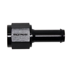 Adapter, -6 AN JIC Female to 3/8" Hose Barb, Black