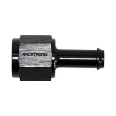 Adapter, -6 AN JIC Female to 5/16" Hose Barb, Black