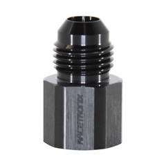 Adapter, -6 JIC AN Male » M14x1.5 Female Inverted Flare, Black