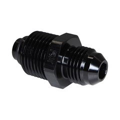 Adapter, -6 AN JIC Male to M18x1.5 Saginaw Male, Black
