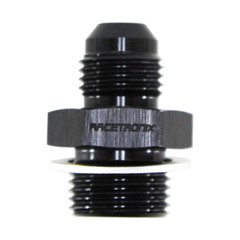 Adapter, -6 JIC AN Male » 3/8"-18 NPS Male, CW Black