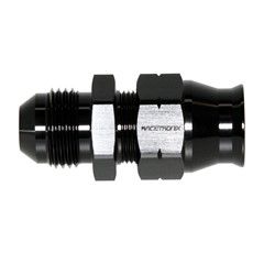 Adapter, -8AN Male » 1/2" Tube, BLACK