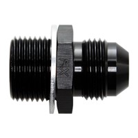 Adapter, -8AN Male» 20x1.5mm Male, BLK