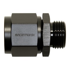 Adapter, -8 AN JIC Female to -10 AN ORB Male, Black
