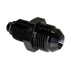 Adapter, -8 AN JIC Male to M16x1.5 Saginaw Male, Black