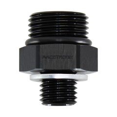 Adapter, -8 ORB Male » M12x1.5 Male, BLK