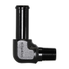 Adapter, 90° 1/8" NPTM » 3/8" Barb