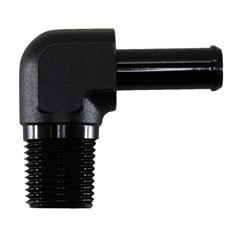 Adapter, 90° 3/8" MPT » 3/8" Barb