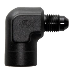 90° Adapter, -4AN Male » 1/4" FPT, BLK