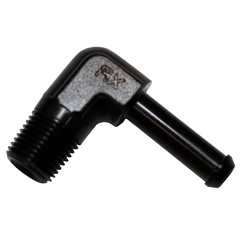 Adapter, 90° 1/8" MPT » 1/4" Barb