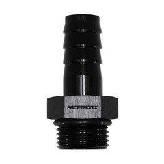 Adapter, 1/2" Multi Barb to -8 AN ORB Male, Black