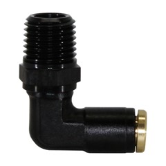 Adapter, 90° 1/4" MNPT » Nylon Tube 1/4"