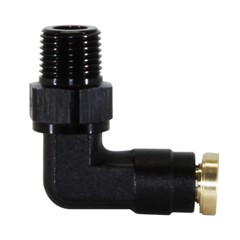 Adapter, 90° 1/8" MNPT» Nylon Tube 3/16"