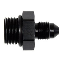 Adapter, -6 ORB Male»-3 AN Male, AL BK Adapter, -6 ORB Male»-3 AN Male, AL BK
