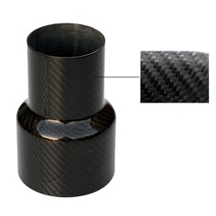 Carbon Fiber Transition, 2.5-3.0", CF