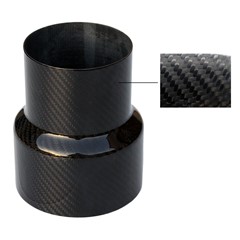 Carbon Fiber Transition, 3.5-4.0", CF