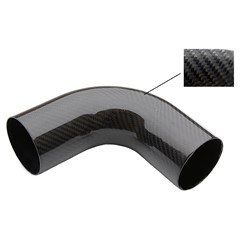 90° Tube, 2.0" ID 2x6", Carbon Fiber