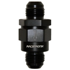 One-way Check Valve, -10 AN JIC Male, Black