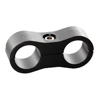 Dual Hose Separator, 17/32" (0.531"/13.5mm) I.D., Aluminum, Black Dual Hose Separator, 17/32" (0.531"/13.5mm) I.D., Aluminum, Black