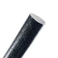 Silicone/Fiberglass Sleeve, Black 2.38"