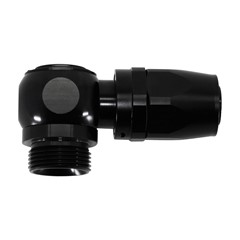 Banjo Rubber Hose End, -16 AN ORB Male, Low Profile