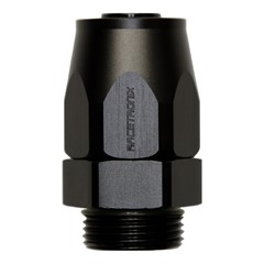 Hose Fitting, Rubber -10 AN to M22x1.5 Male, Black