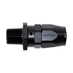 Hose Fitting, Rubber -10 AN to 1/2" NPT Male, Black