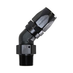 Fitting, 45° Rubber -12 » 3/4" MPT, BLK