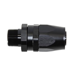 Hose Fitting, Rubber -16 AN to 3/4" NPT Male, Black