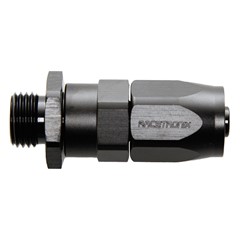 Hose Fitting, Rubber -6 AN ORB Male, Black
