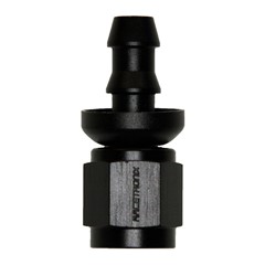 Hose Fitting, Push-Lock -4 AN JIC Female, Black