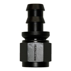 Hose Fitting, Push-Lock -8 AN JIC Female, Black