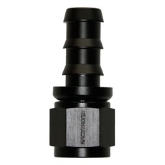Hose Fitting, Push-Lock -10 AN JIC Female, Black
