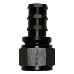 Hose Fitting, Push-Lock -12 AN JIC Female, Black