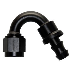 Fitting, Push-Lock 150° -6AN Female, BLK