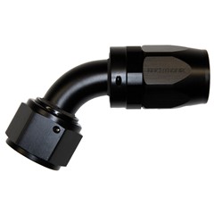 Hose Fitting, Rubber 60° -12 AN JIC Female, Black