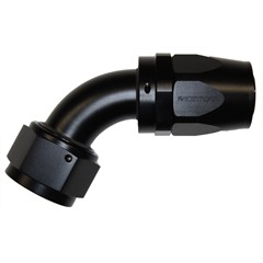 Hose Fitting, Rubber 60° -16 AN JIC Female, Black