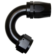Fitting, 150° Rubber -16AN Female - BLK