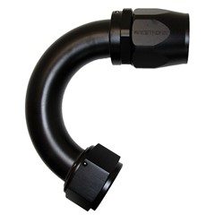 Hose Fitting, Rubber 150° -20 AN JIC Female, Black