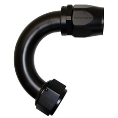 Fitting, 150° Rubber -20AN Female - BLK