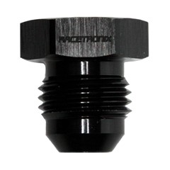 Flare Plug, -6 AN JIC Male, Black