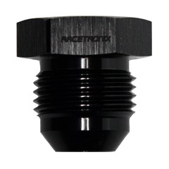 Flare Plug, -8 AN JIC Male, Black