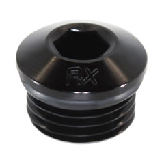 Plug, ORB -6 AN Male, Slim Allen, Aluminum Black