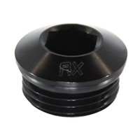 Plug, ORB -10 AN Male, Slim Allen, Aluminum Black