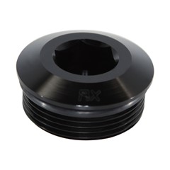Plug, ORB -20 AN Male, Slim Allen, Aluminum Black