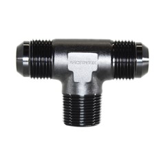 TEE, POTS -12AN Male » 3/4" MPT, Black