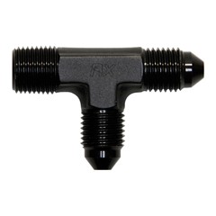 TEE, NOR -3AN Male » 1/8" MPT, BLK