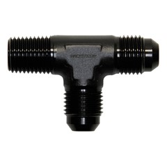 TEE, NOR -6 AN JIC Male » 1/4" NPT Male, Black